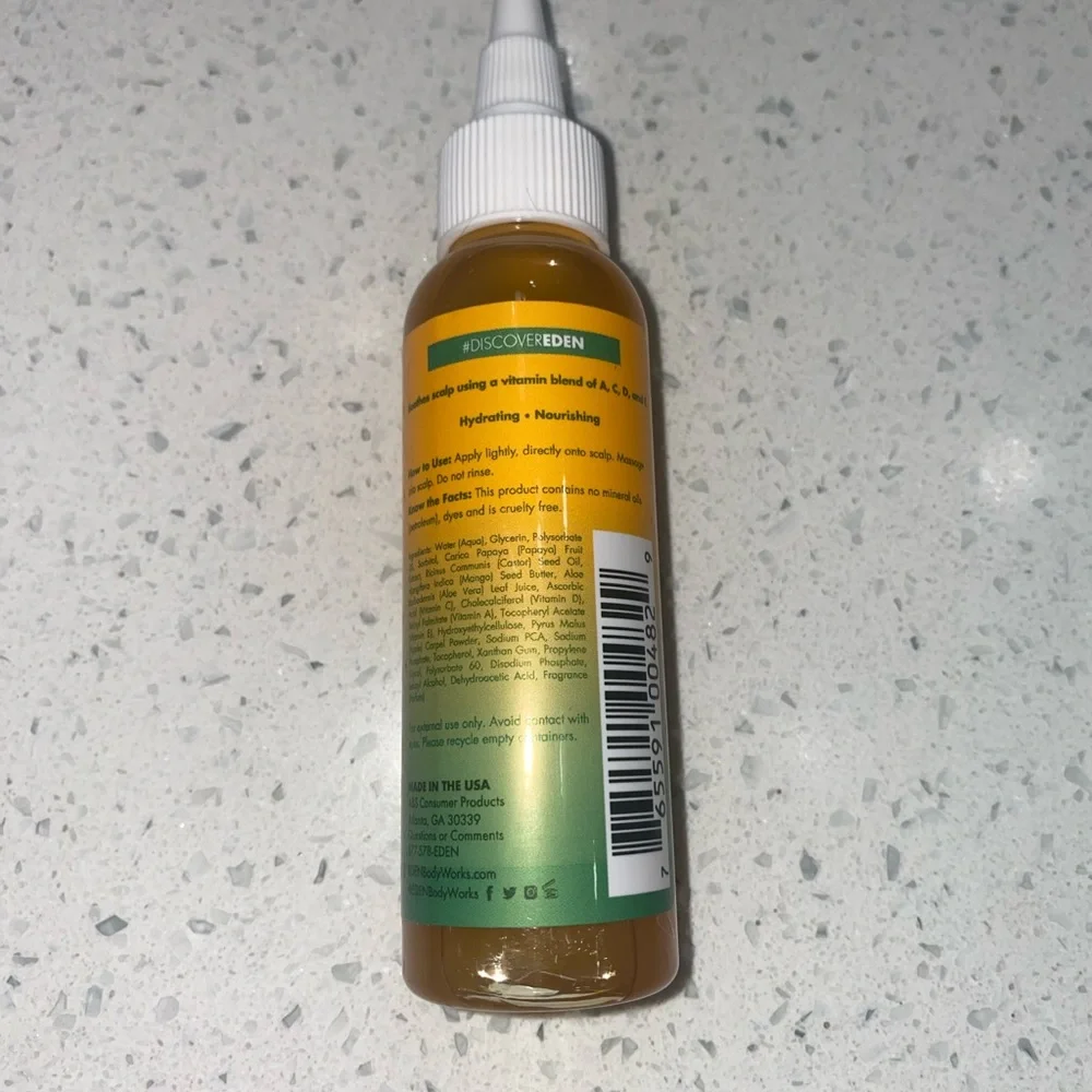 Papaya Castor Scalp Massaging Serum - Orange and Green - Picture 2 of 2